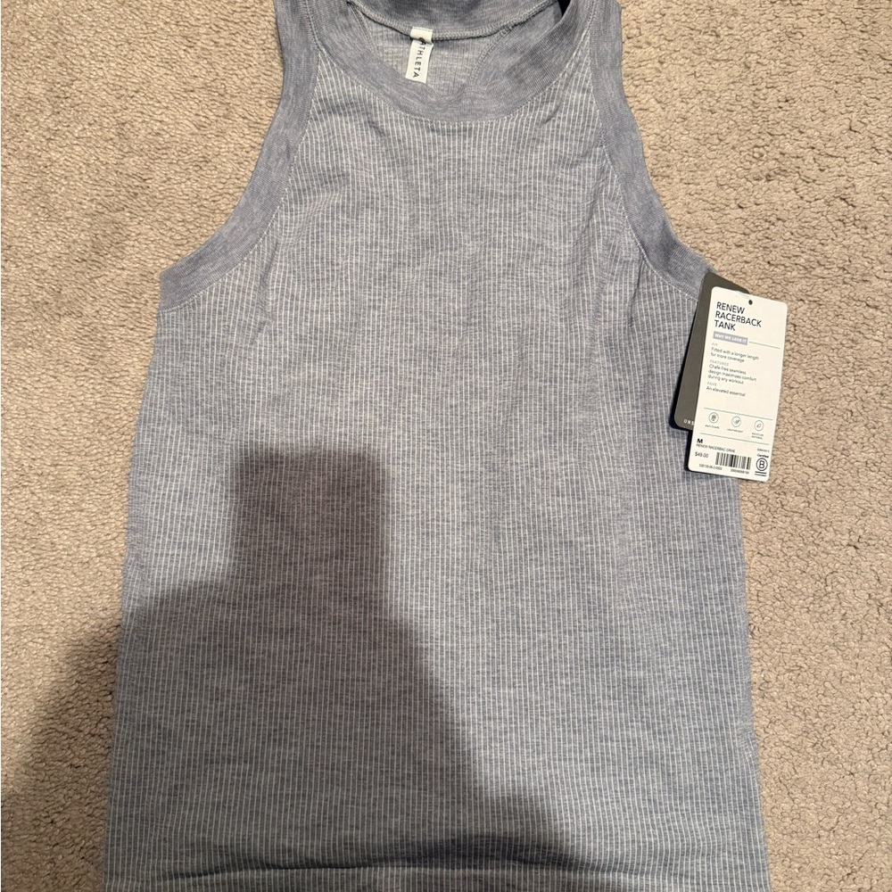 Athleta Light Gray Renew Racerback Tank